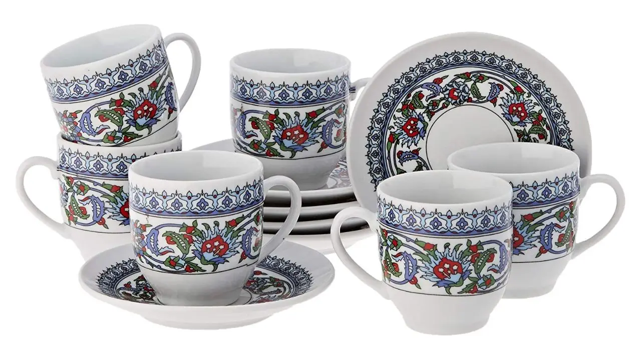 Porcelain Espresso Coffee Cup set