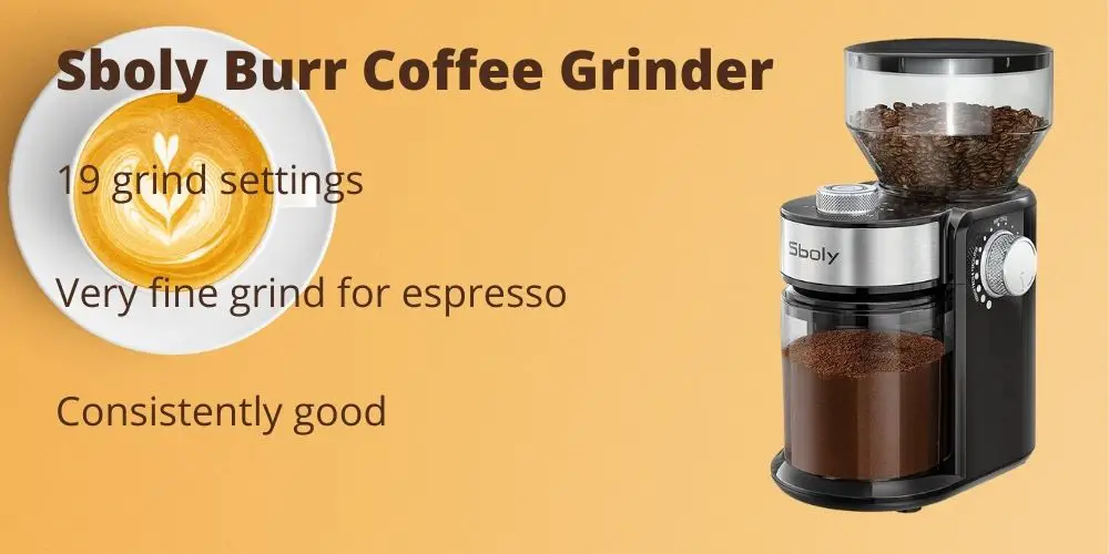 Sboly Burr Coffee Grinder Review