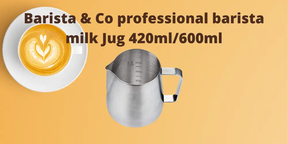 Barista & Co professional barista milk Jug 420ml/600ml