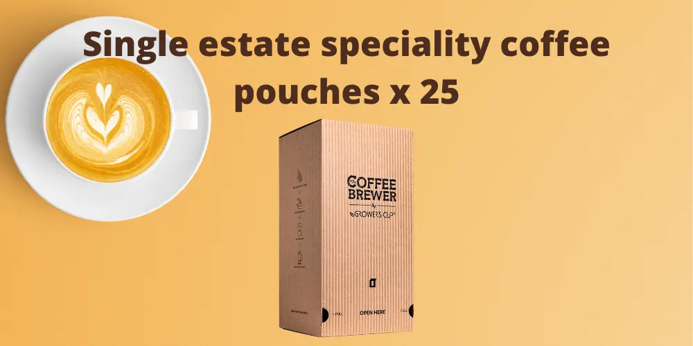 Single estate speciality coffee pouches x 25 Review
