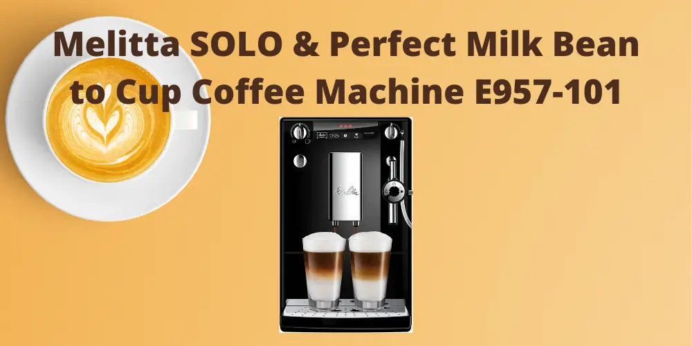 Melitta SOLO & Perfect Milk Bean to Cup Coffee Machine E957-101
