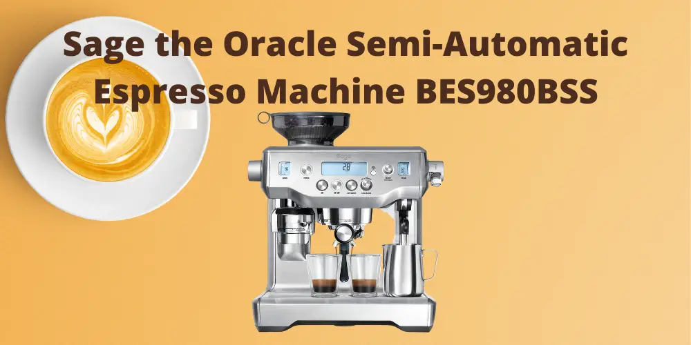 Sage the Oracle Semi-Automatic Espresso Machine BES980BSS
