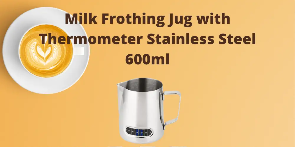 Milk Frothing Jug with Thermometer Stainless Steel 600ml review